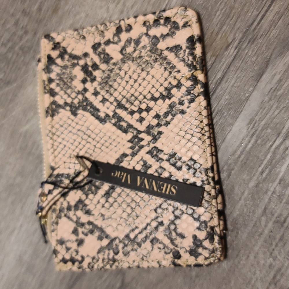 Sienna Mae Lennon Vegan Snakeskin Card Wallet